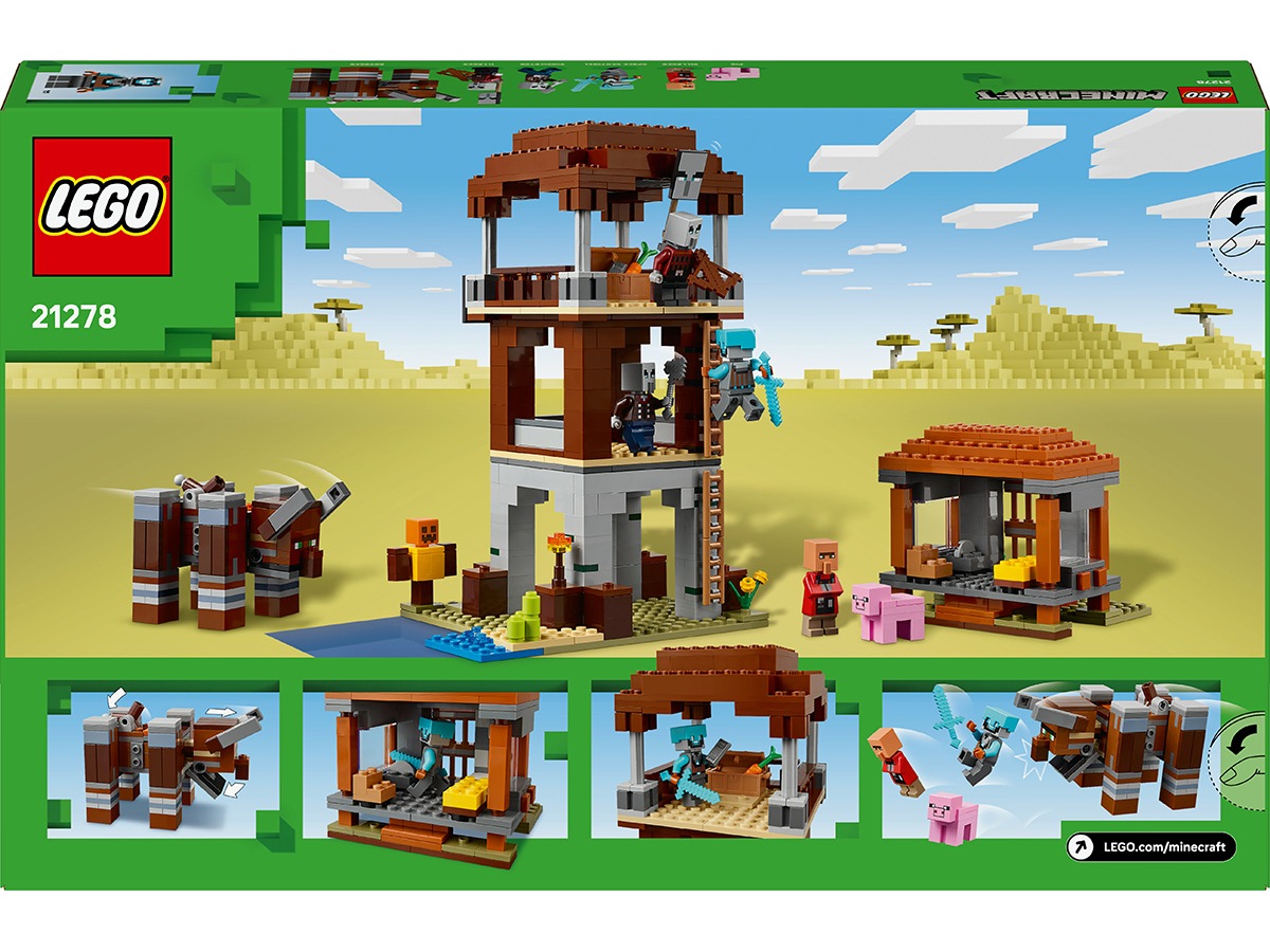 LEGO Minecraft plyndrervagttårn og vildtyr 21278 LEGO