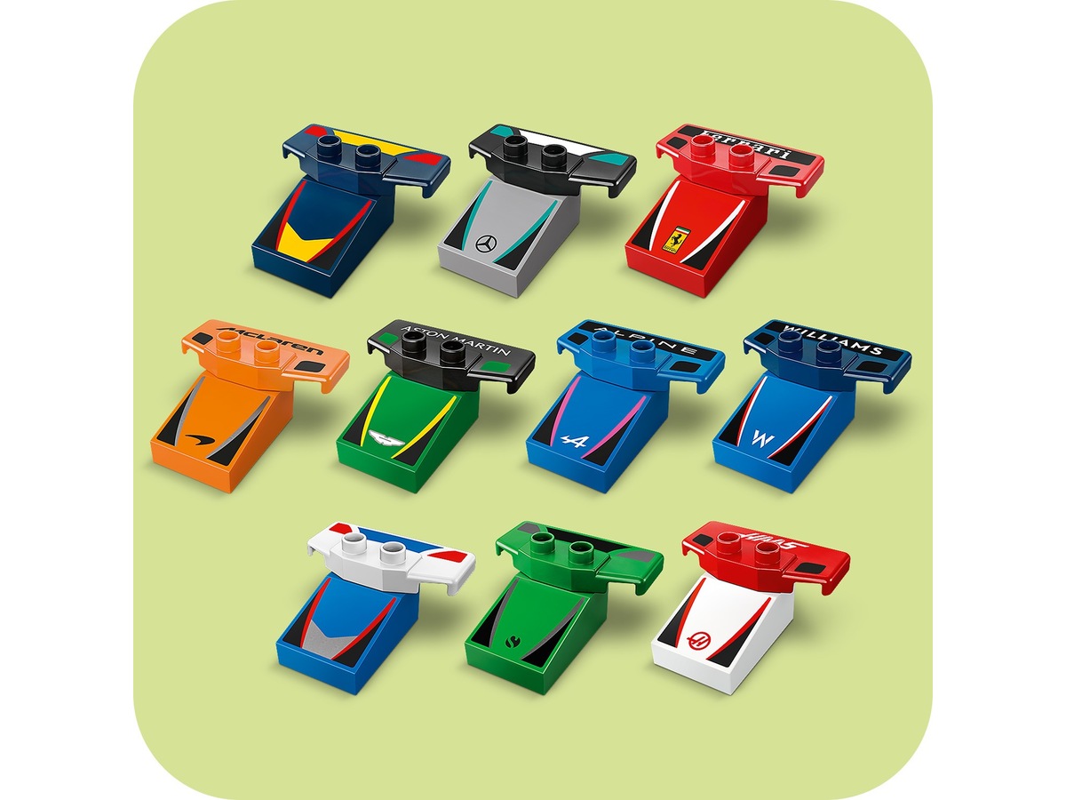 LEGO DUPLO Town F1 Team med racerbiler og chauffører 10445 LEGO