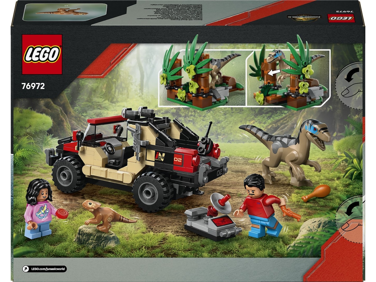 LEGO Jurassic World raptorflugt i terrænbil 76972 LEGO