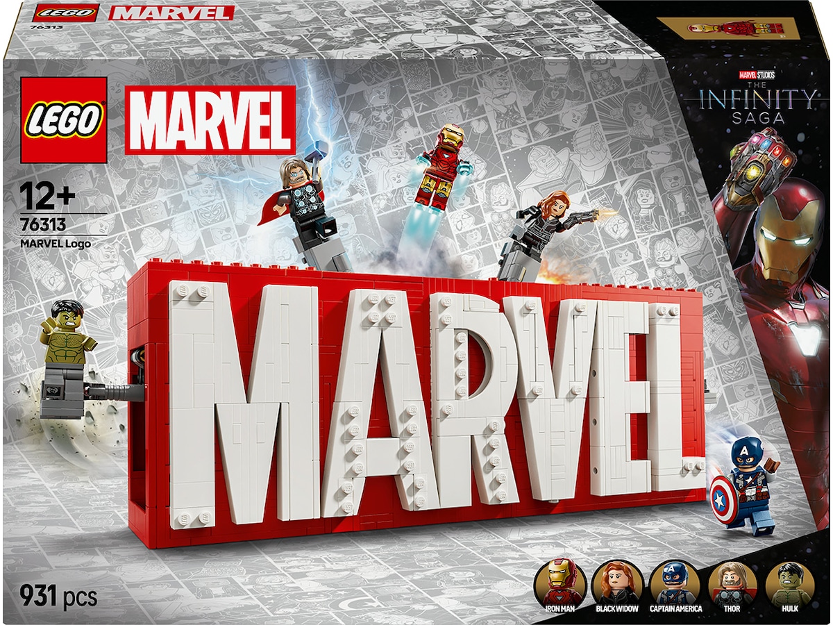 LEGO Super Heroes MARVEL logo og minifigurer 76313 LEGO