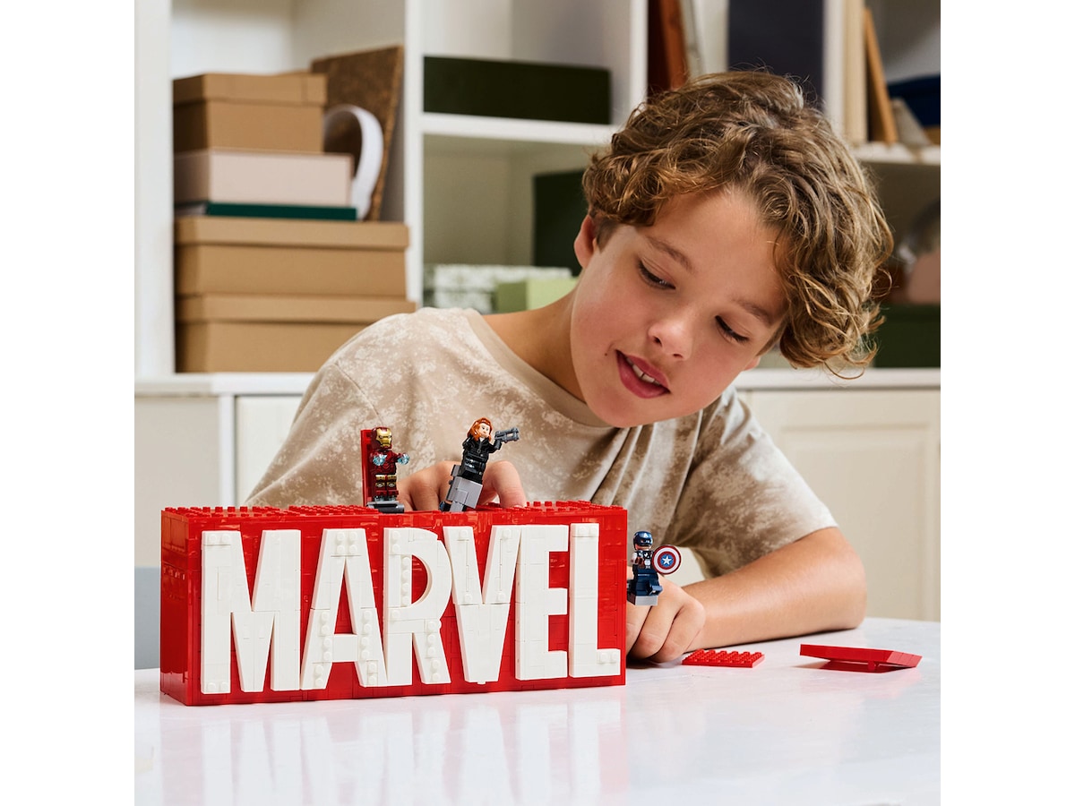 LEGO Super Heroes MARVEL logo og minifigurer 76313 LEGO