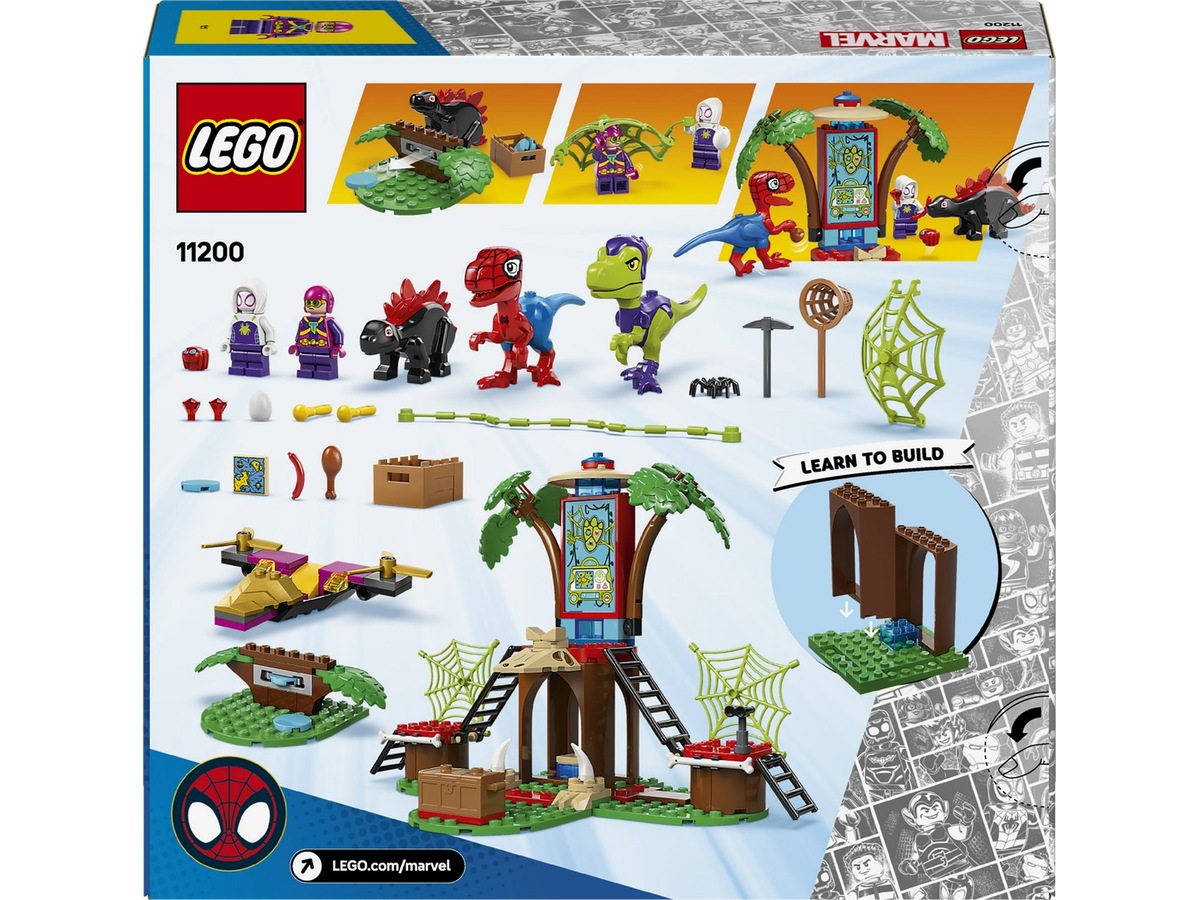 LEGO Spidey og Gobbys raptorkamp ved hovedkvarteret i træet 11200 LEGO