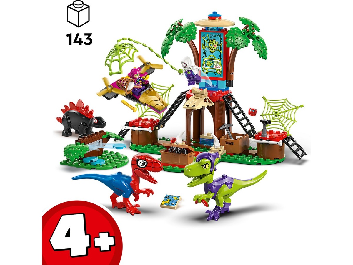 LEGO Spidey og Gobbys raptorkamp ved hovedkvarteret i træet 11200 LEGO