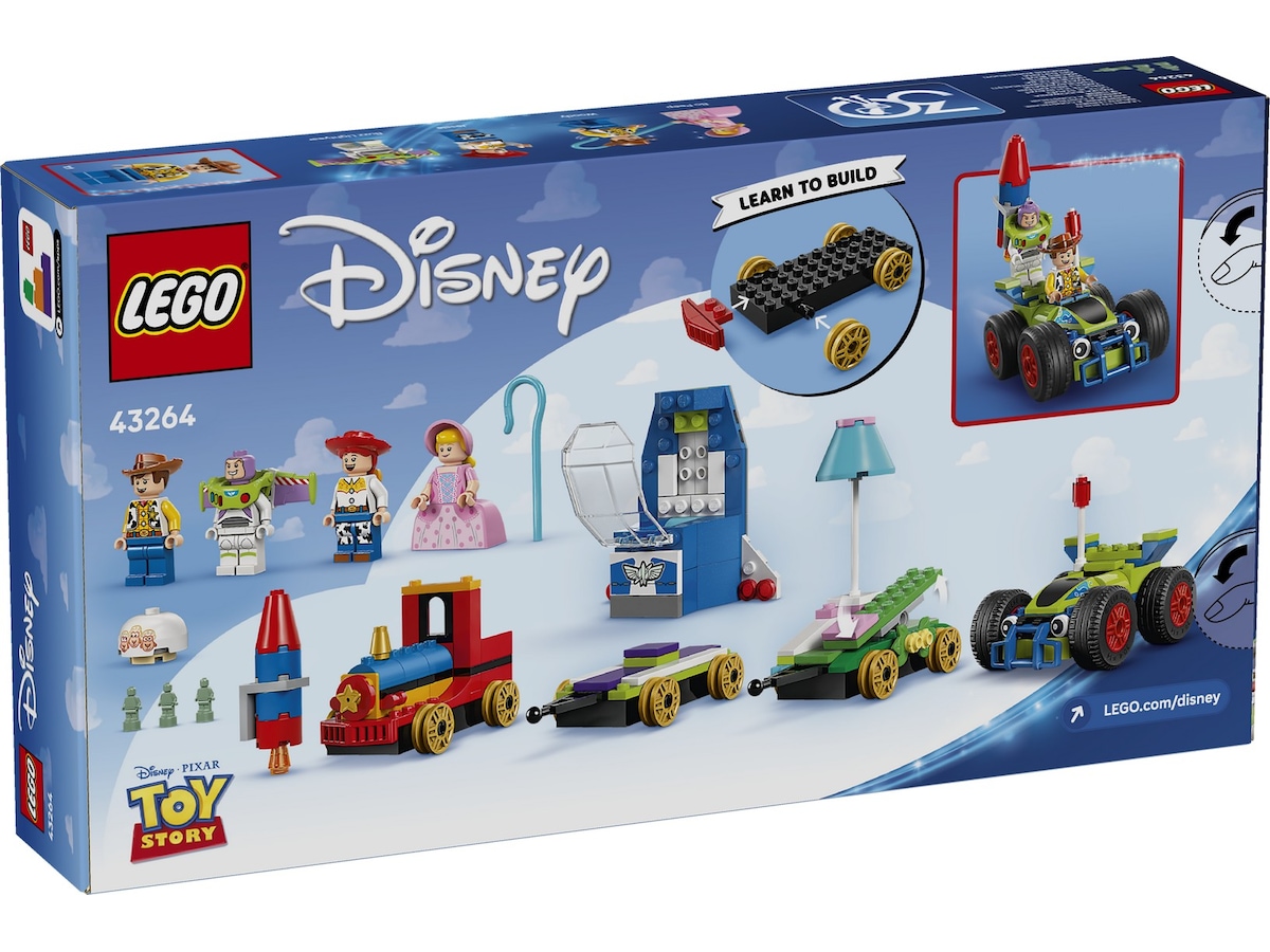 LEGO Disney Pixar festtog og fjernstyret bil fra Toy Story 43264 LEGO