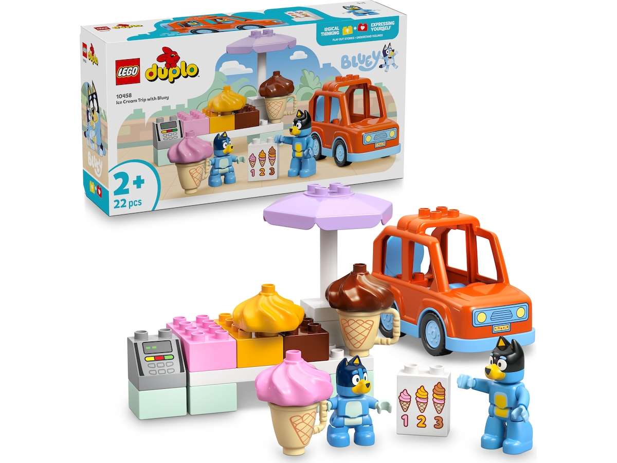 LEGO DUPLO Bluey isudflugt med Bluey 10458 LEGO