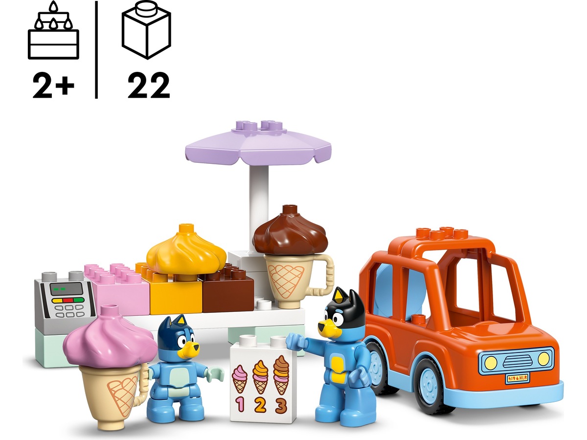 LEGO DUPLO Bluey isudflugt med Bluey 10458 LEGO