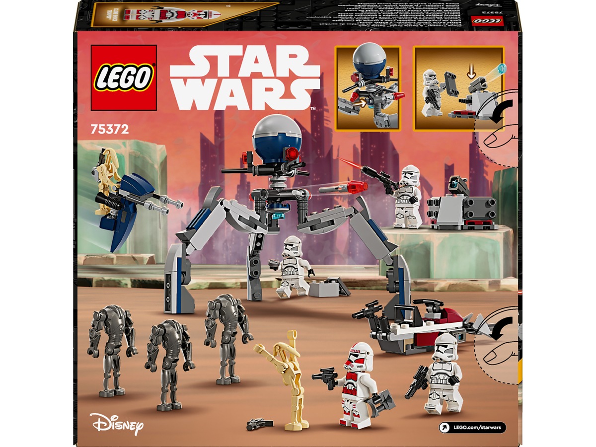 LEGO Star Wars klonsoldat og kampdroide kampsæt 75372 LEGO