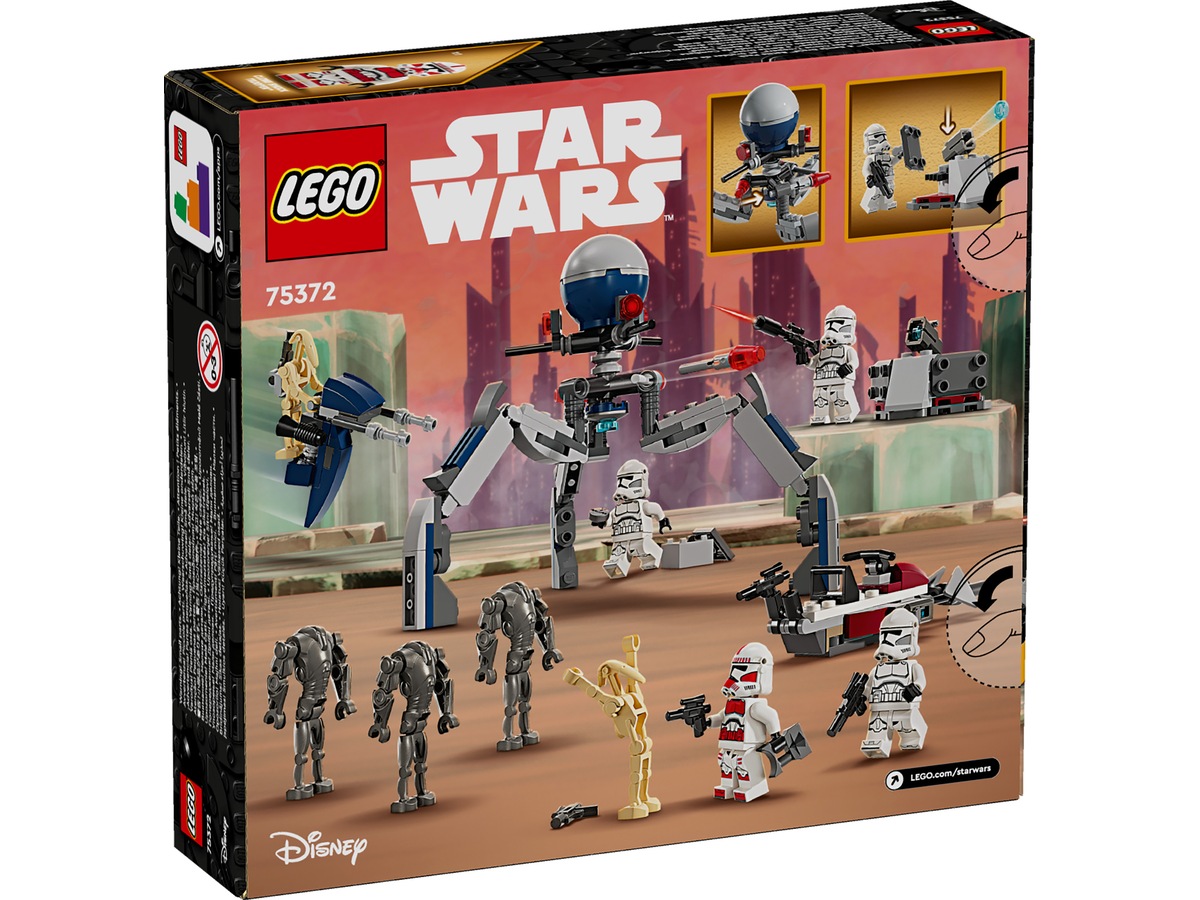 LEGO Star Wars klonsoldat og kampdroide kampsæt 75372 LEGO
