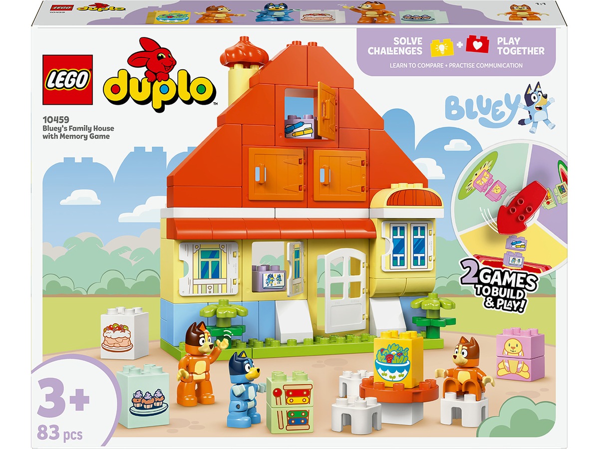 LEGO DUPLO Bluey Blueys hus med memoryspil 10459 LEGO
