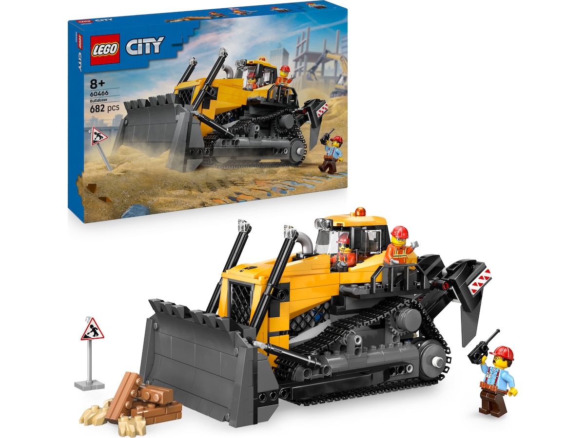LEGO City bulldozer 60466 (gul) LEGO