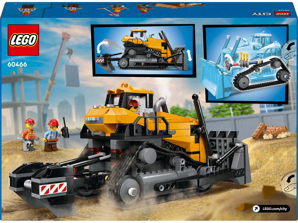LEGO City bulldozer 60466 (gul) LEGO