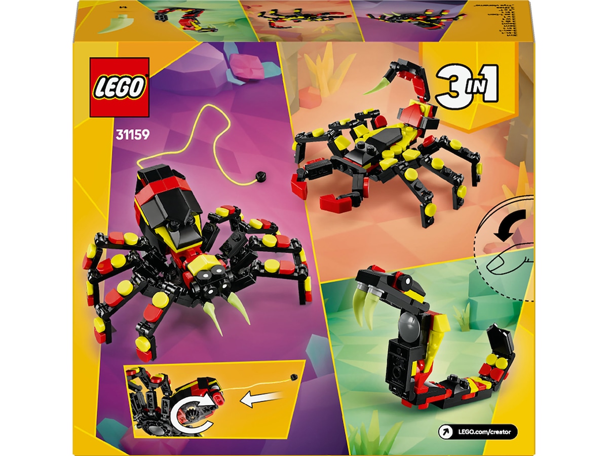 LEGO Creator vilde dyr: overraskende edderkop 31159 LEGO