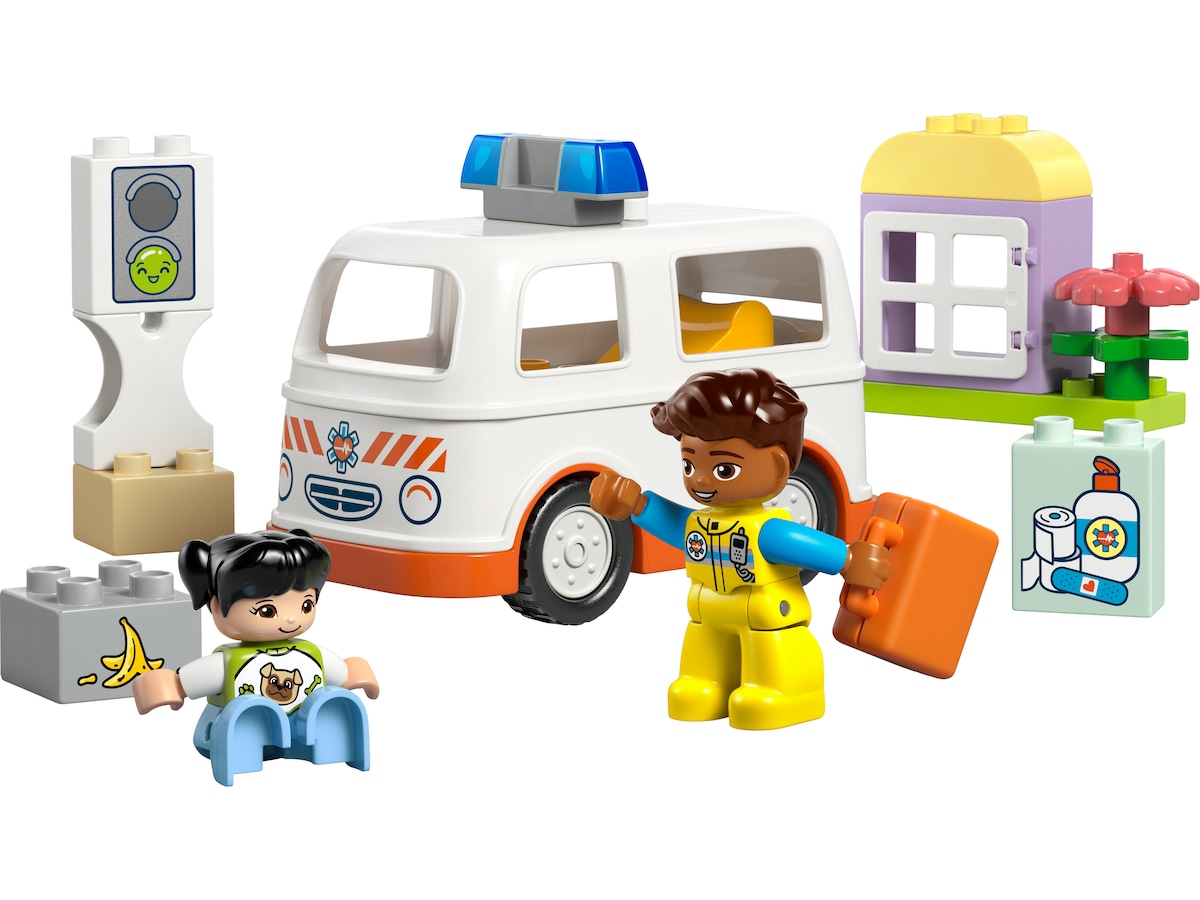 LEGO DUPLO Town ambulance og chauffør 10447 LEGO