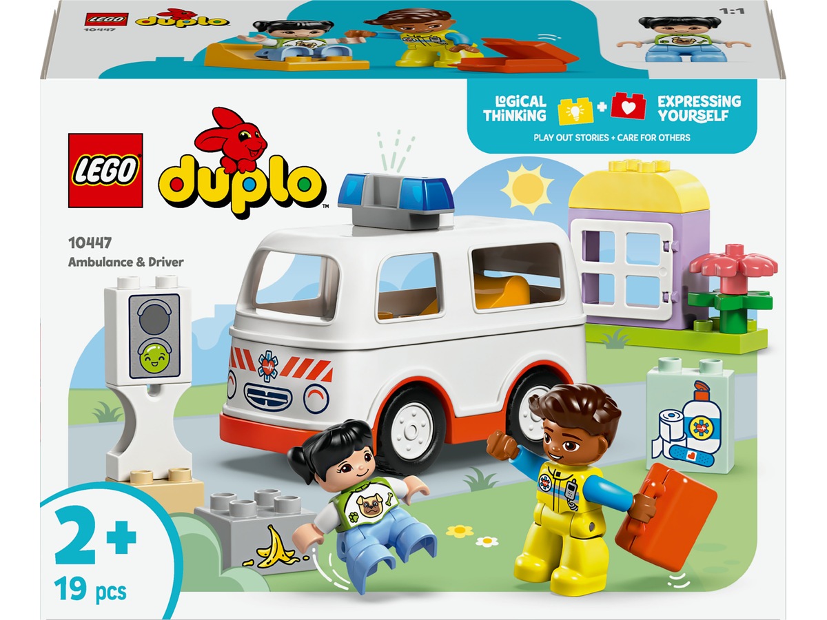 LEGO DUPLO Town ambulance og chauffør 10447 LEGO