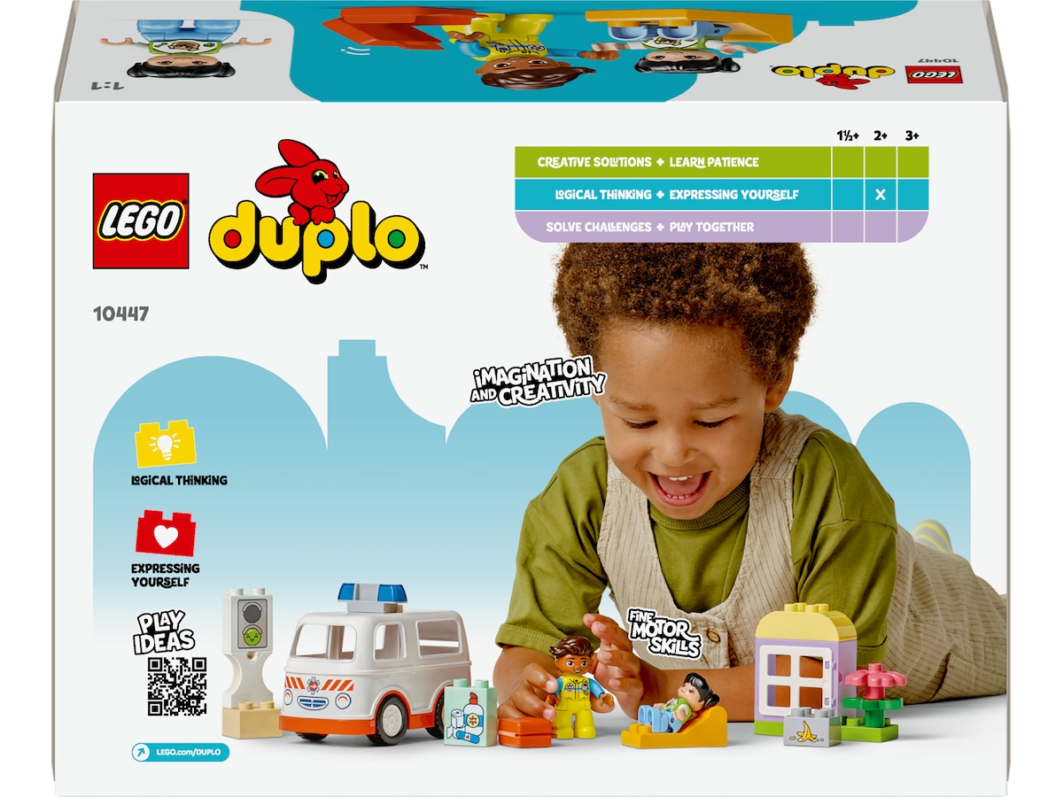 LEGO DUPLO Town ambulance og chauffør 10447 LEGO