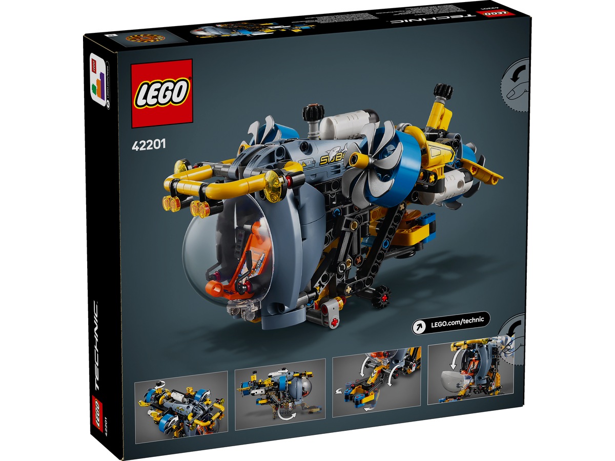 LEGO Technic ubåd for dybhavsforskning 42201 LEGO