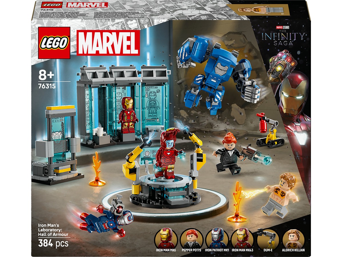 LEGO Super Heroes Marvel Iron Mans laboratorium: rustningernes sal 76315 LEGO