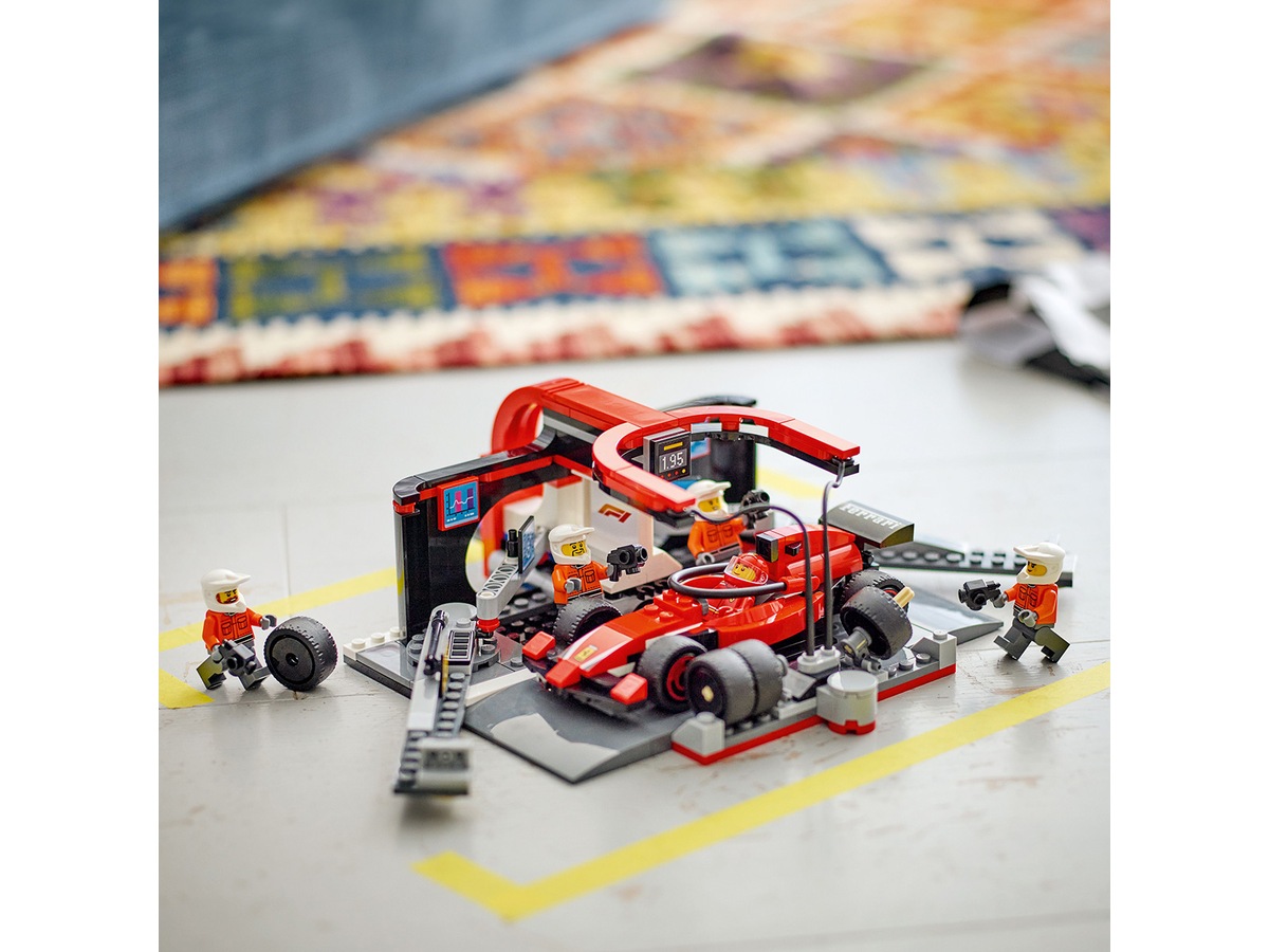 LEGO City F1 depotstop & depotteam med Ferrari bil 60443 LEGO