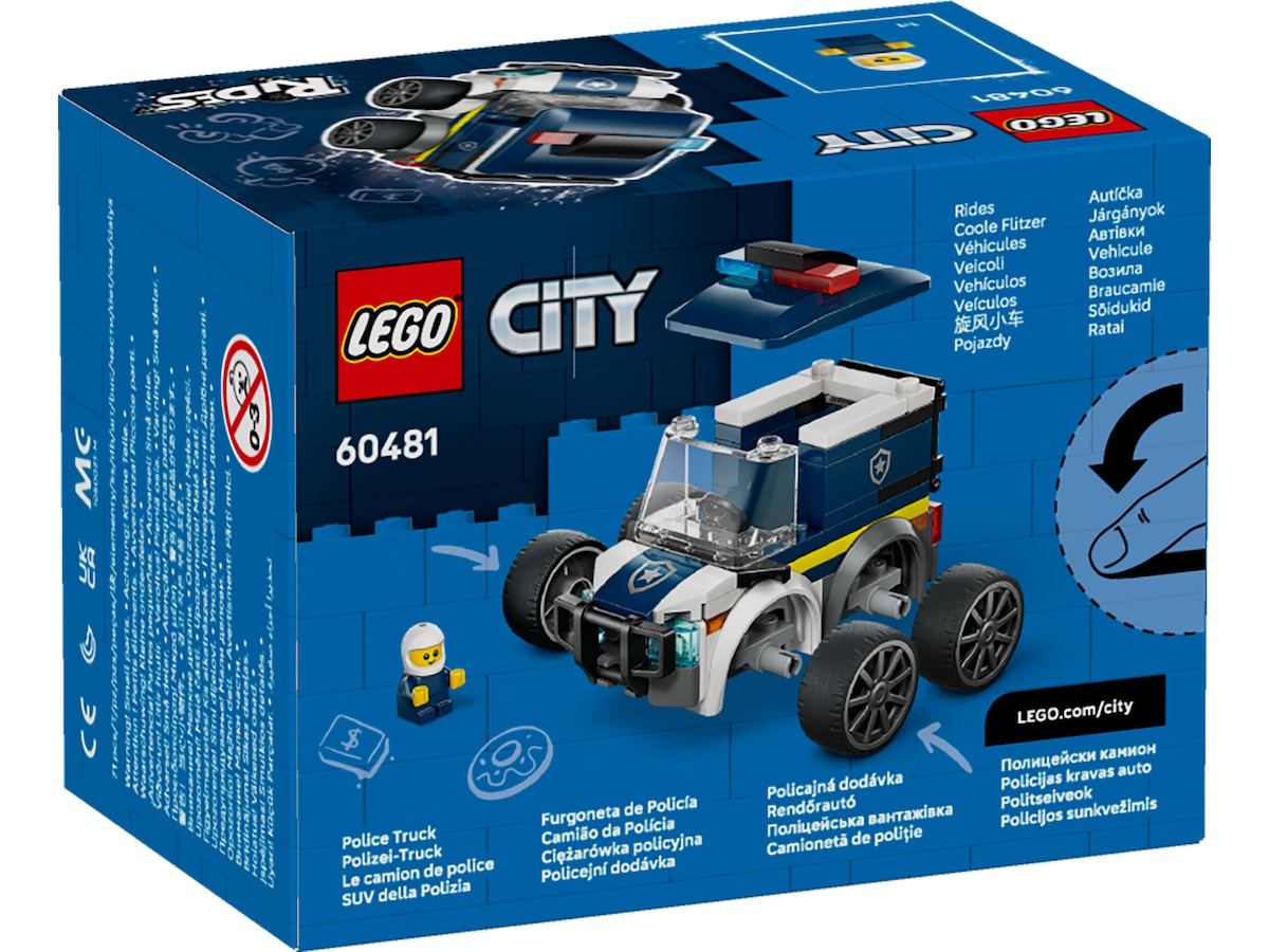 LEGO City 60481 køretøj - politibil LEGO