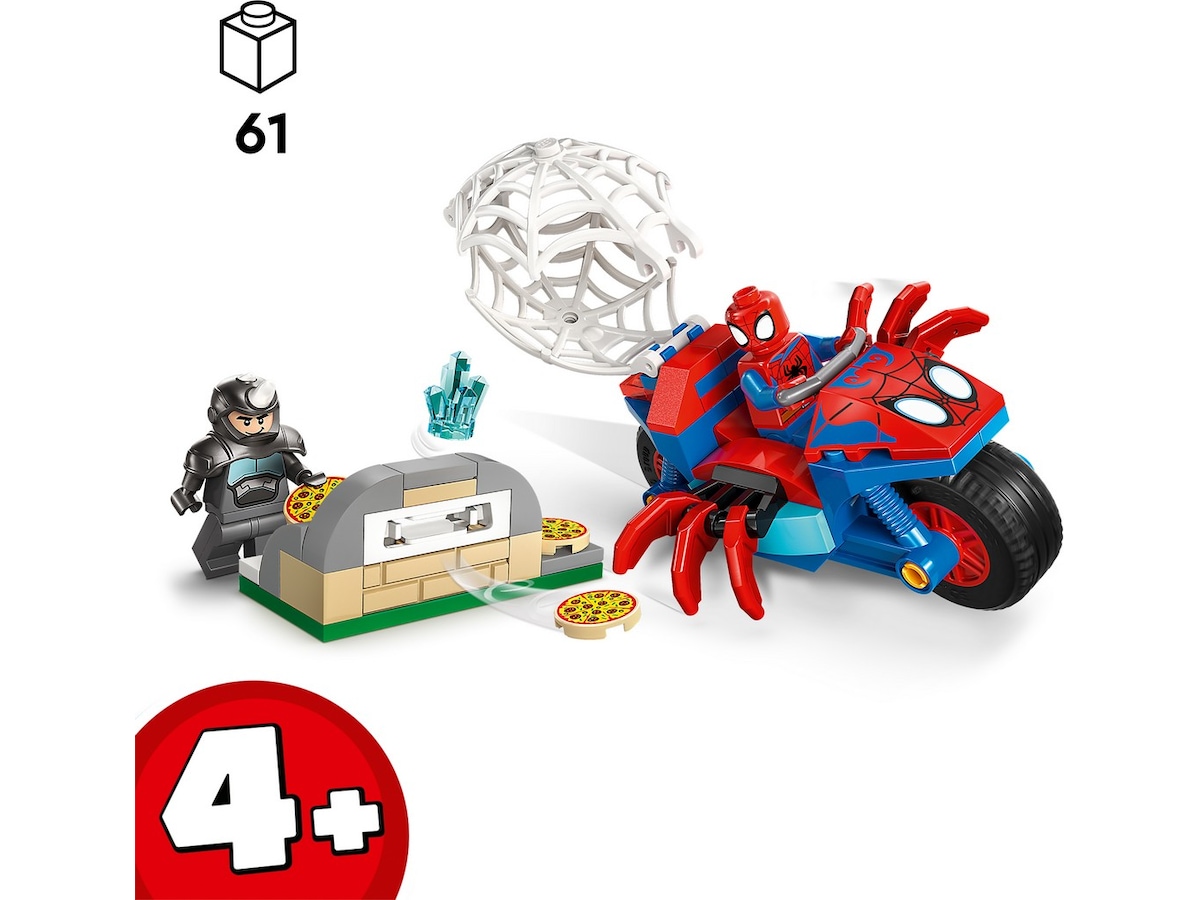 LEGO Spidey på motorcykel mod Rhino 11206 LEGO