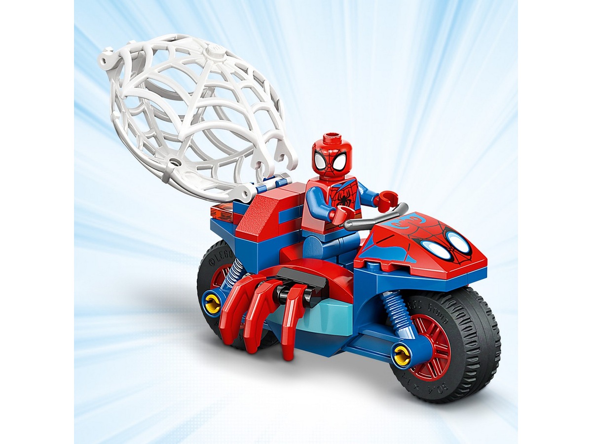 LEGO Spidey på motorcykel mod Rhino 11206 LEGO