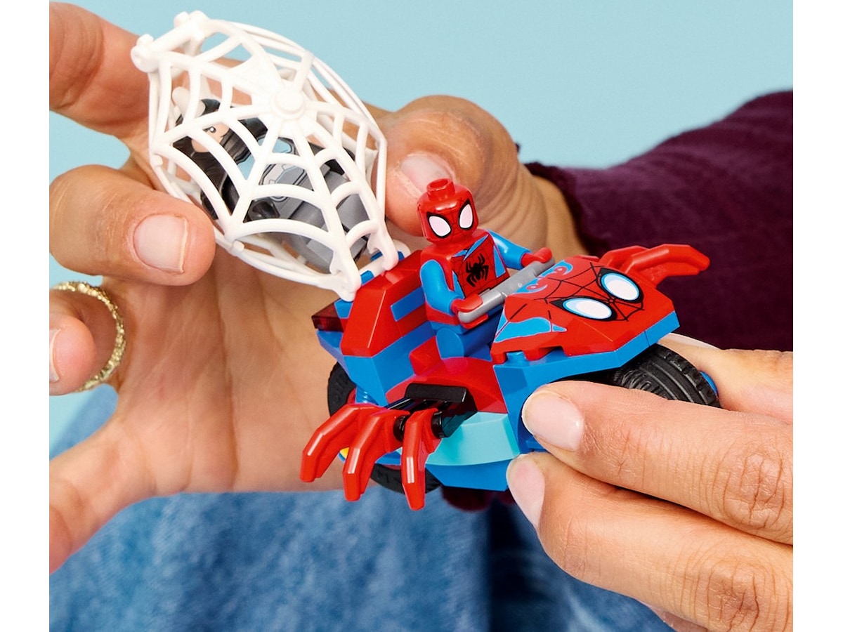 LEGO Spidey på motorcykel mod Rhino 11206 LEGO