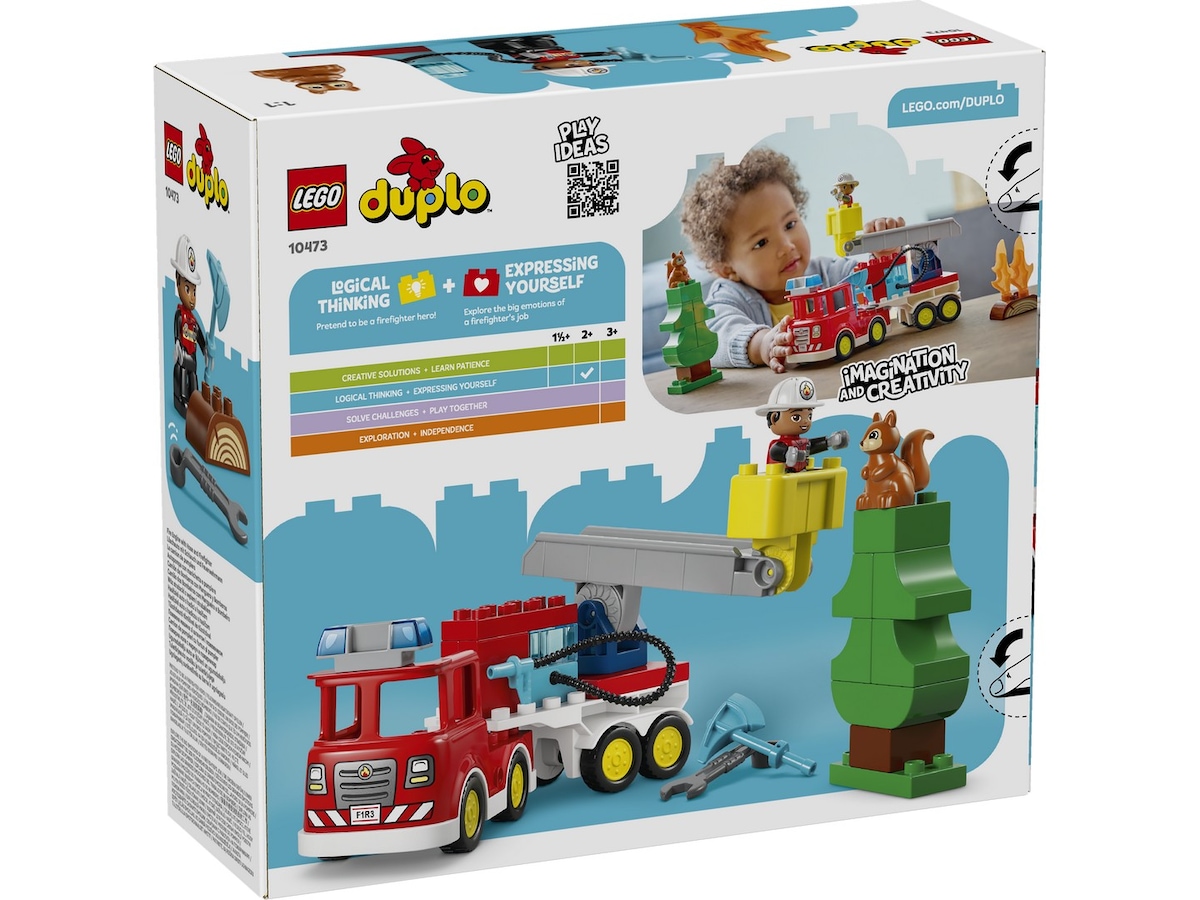 LEGO DUPLO Town brandbil med slange og brandmand 10473 LEGO