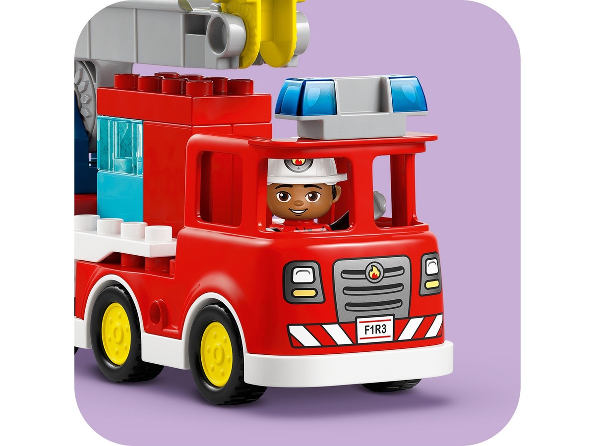 LEGO DUPLO Town brandbil med slange og brandmand 10473 LEGO