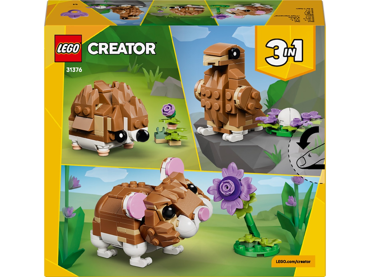LEGO Creator sød hamster med blomst 31376 LEGO