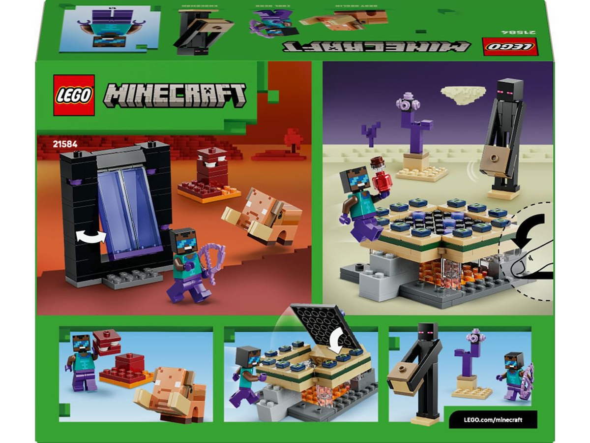 LEGO Minecraft rejse med Nether- og End-portal 21584 LEGO