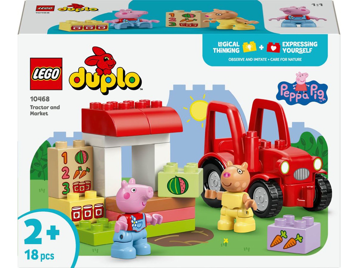 LEGO DUPLO Peppa Pig traktor og marked 10468 LEGO