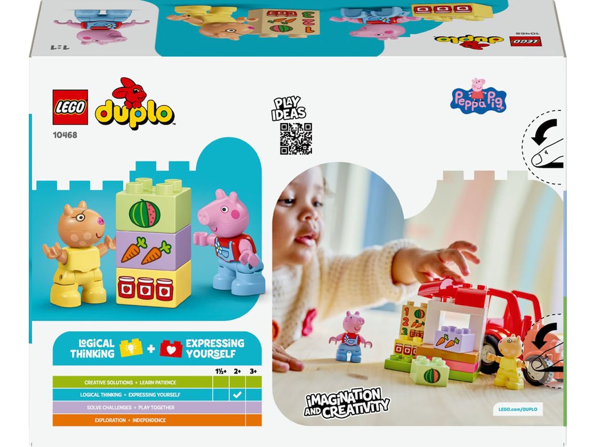 LEGO DUPLO Peppa Pig traktor og marked 10468 LEGO