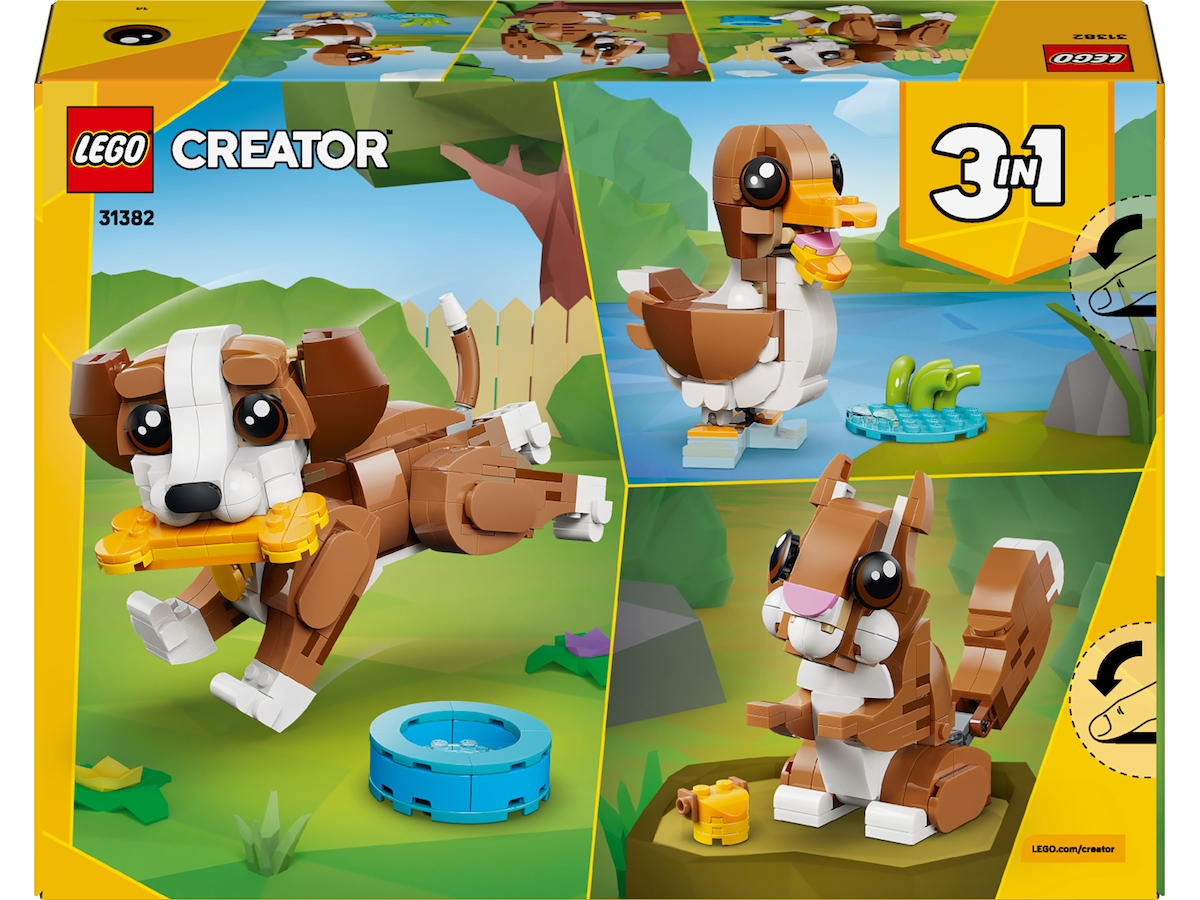 LEGO Creator søde dyr: legesyg hvalp 31382 LEGO