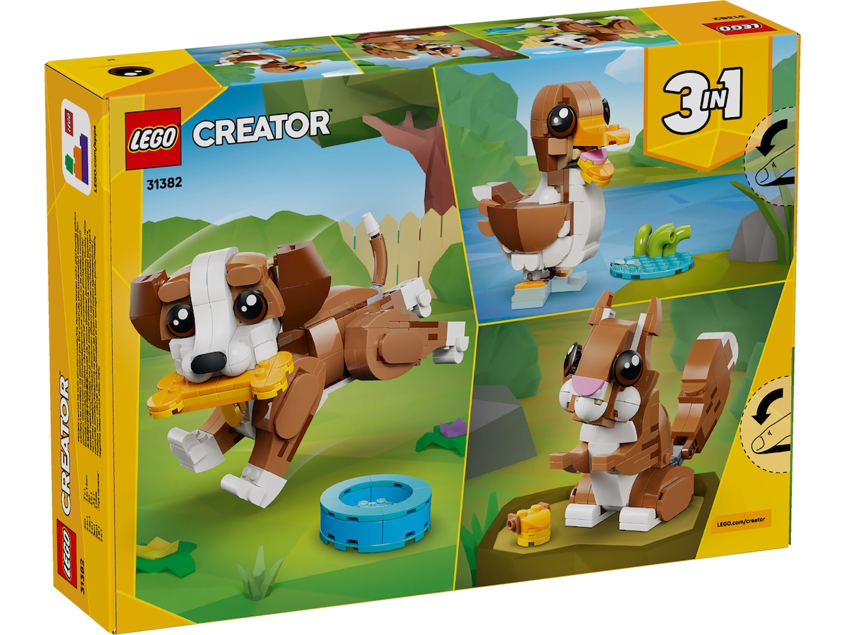 LEGO Creator søde dyr: legesyg hvalp 31382 LEGO