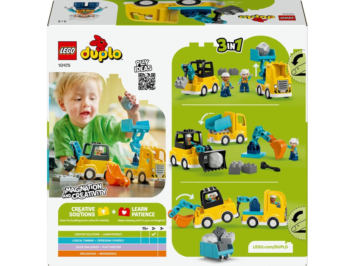 LEGO DUPLO Town 3-i-1 anlægskøretøj 10475 LEGO