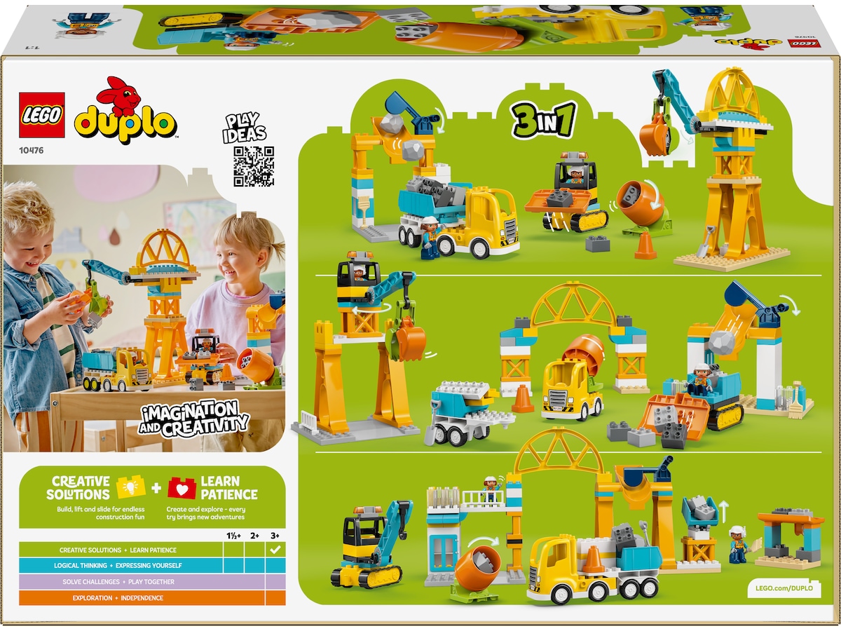 LEGO DUPLO Town 3 i 1 byggeplads og køretøj 10476 LEGO
