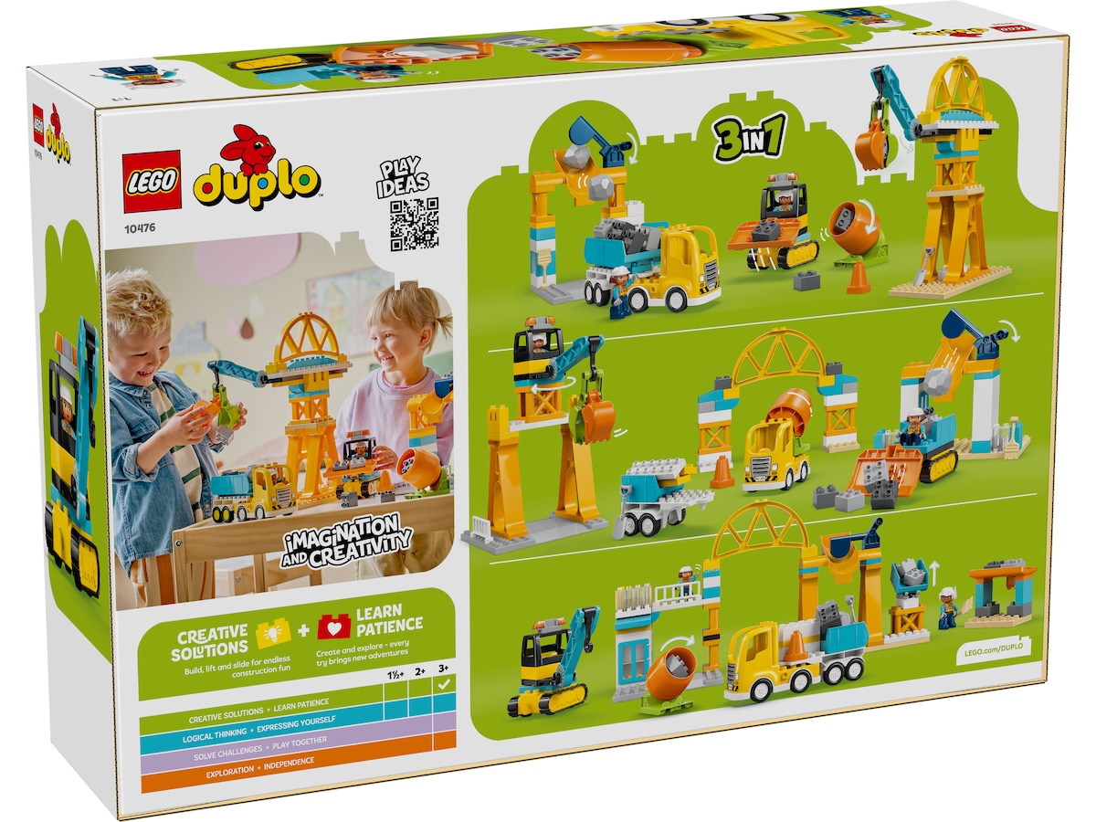 LEGO DUPLO Town 3 i 1 byggeplads og køretøj 10476 LEGO