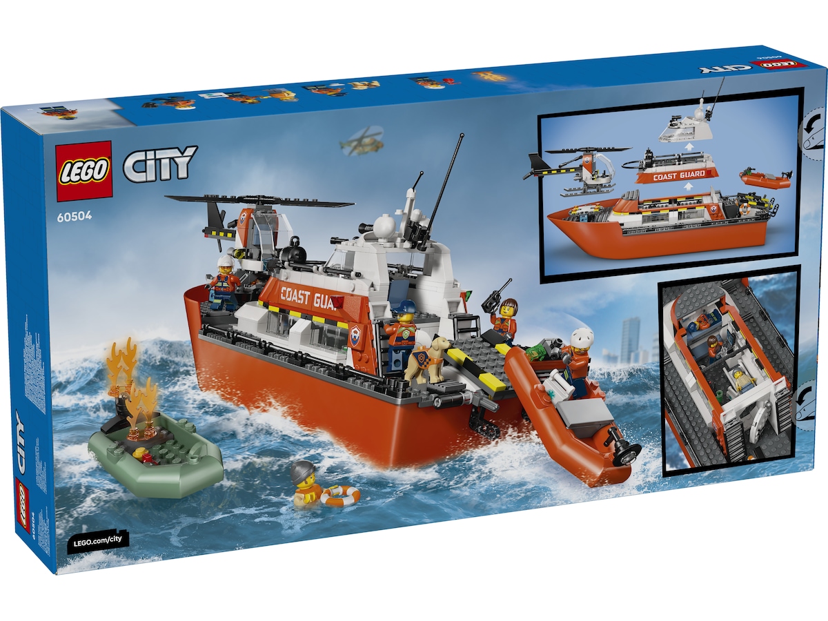 LEGO City kystvagtens helikopter og redningsbåd 60504 LEGO
