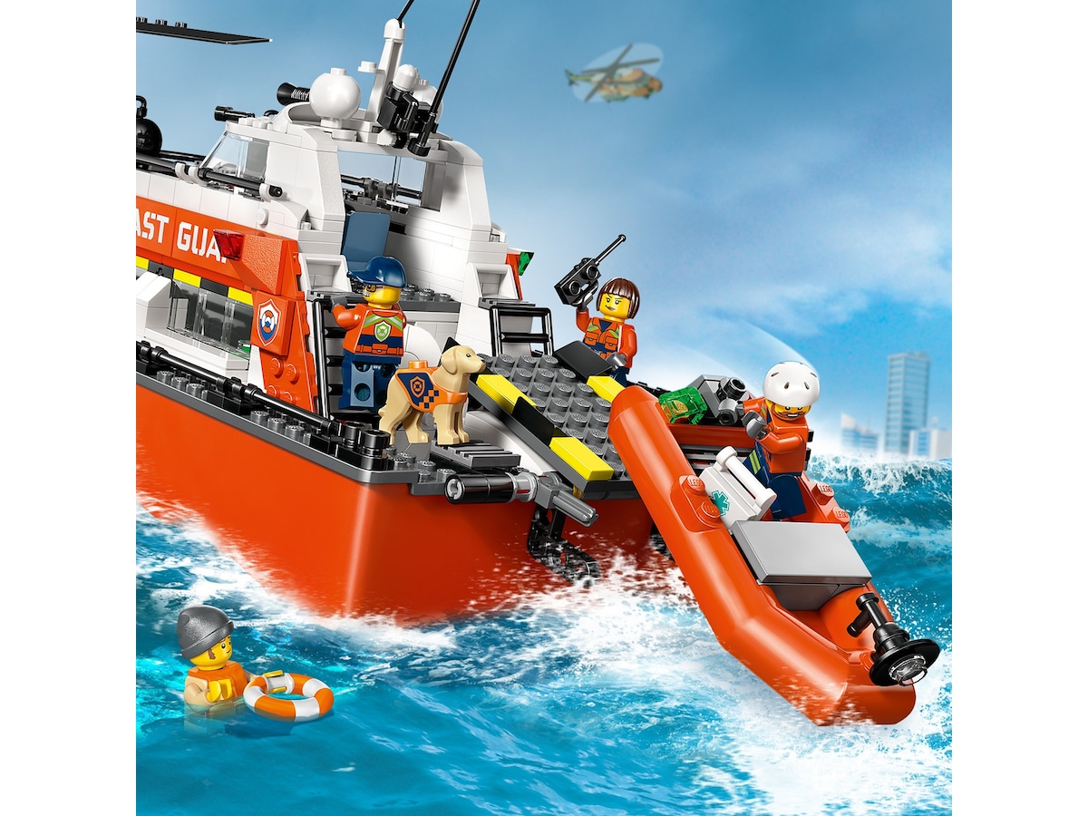 LEGO City kystvagtens helikopter og redningsbåd 60504 LEGO