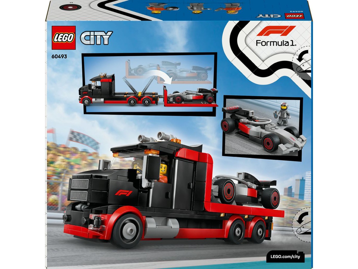 LEGO City F1 opvisningsbil med Audi F1 racerbil 60493 LEGO
