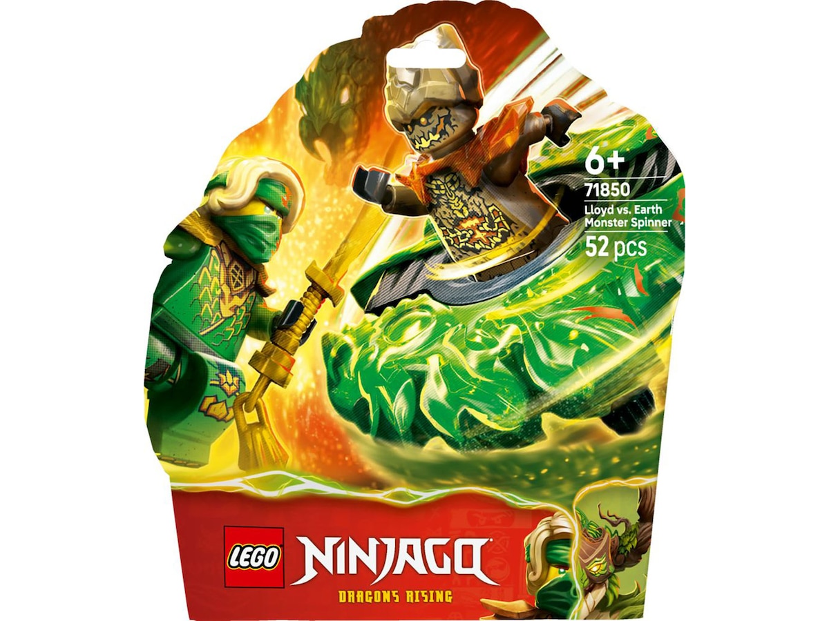 LEGO Ninjago Lloyd mod jordmonsterspinner 71850 LEGO