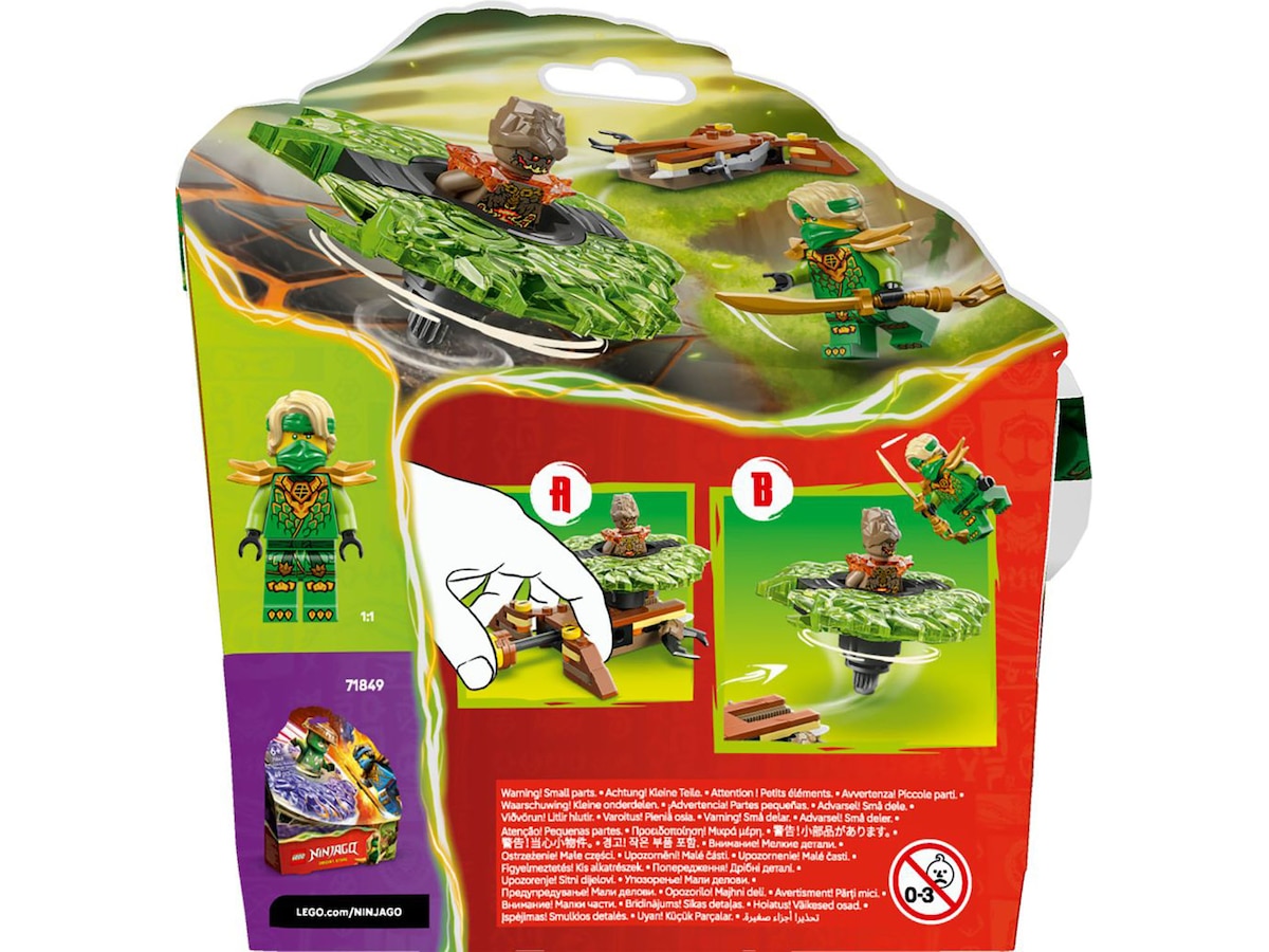 LEGO Ninjago Lloyd mod jordmonsterspinner 71850 LEGO