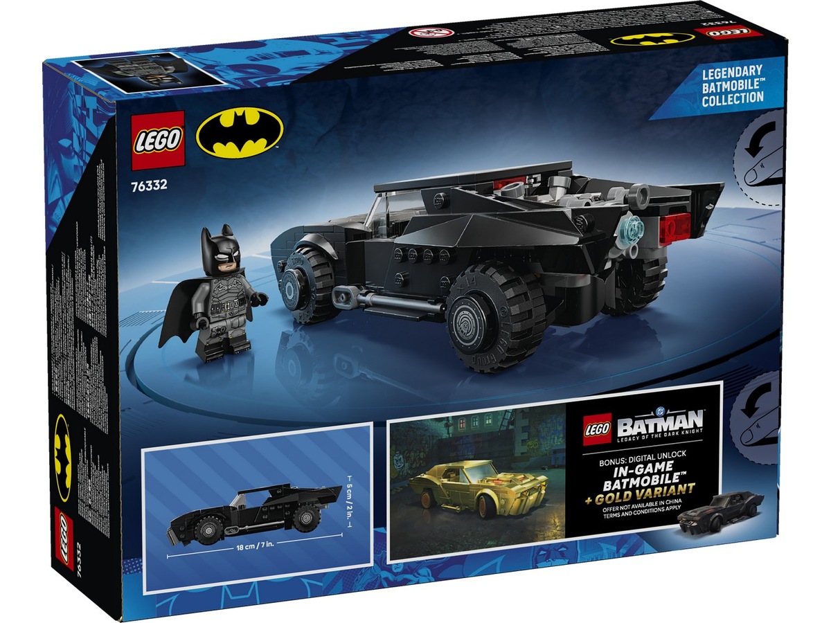 LEGO Super Heroes DC Batmans batmobil 76332 LEGO