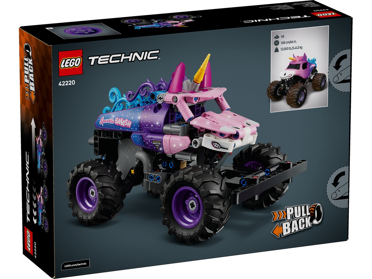 LEGO Technic Monster Jam Sparkle Smash træk-op 42220 LEGO