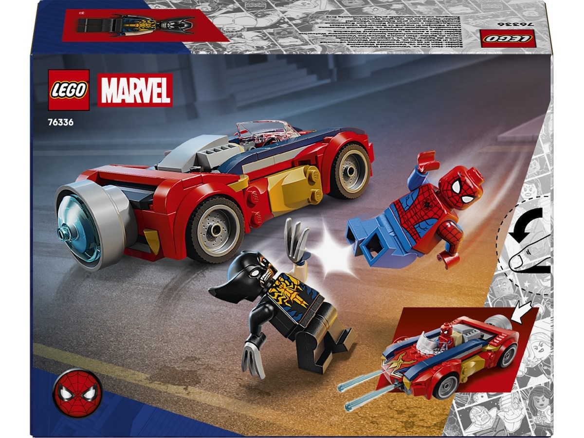 LEGO Super Heroes Spider-Man i bil mod venomiseret Wolverine 76336 LEGO