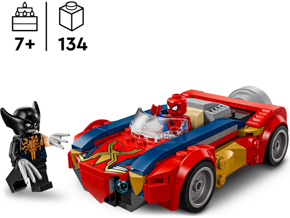 LEGO Super Heroes Spider-Man i bil mod venomiseret Wolverine 76336 LEGO