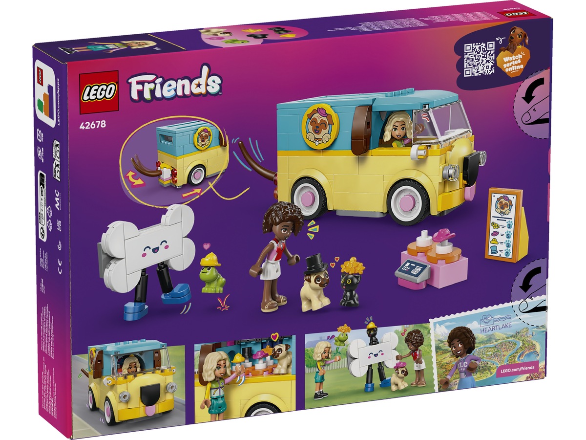 LEGO Friends varevogn med dyretilbehør 42678 LEGO