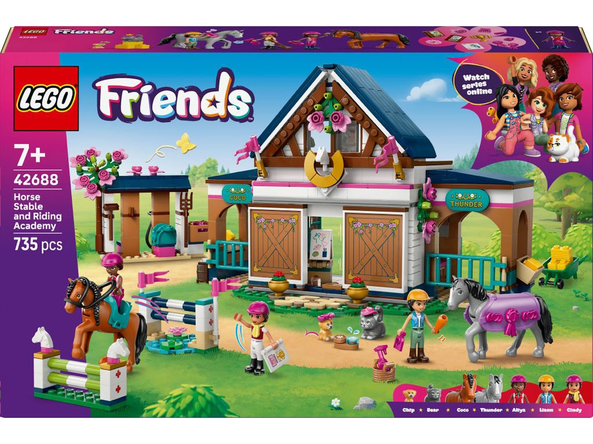 LEGO Friends 42688 hestestald og rideskole LEGO