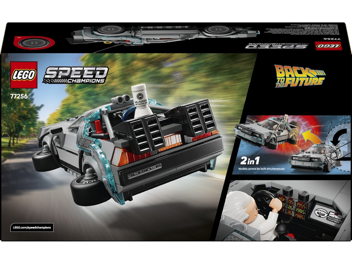 LEGO Speed Champions Tidsmaskinen fra Tilbage til fremtiden 77256 LEGO