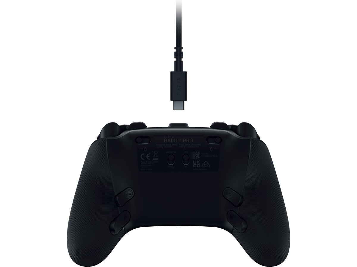 Razer Raiju V3 Pro trådløs controller til PS5 og PC (sort) Tilbehør til spilkonsoller